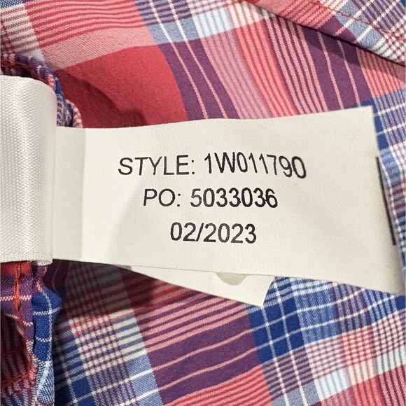 Vineyard Vines Shirt Mens Red On The Go OTG Nylon Button LS Performance Sz 2XL - Picture 11 of 11
